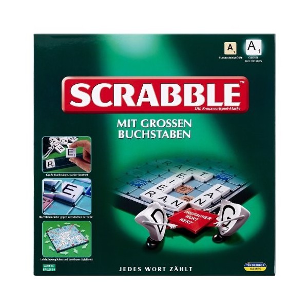 Piatnik - 55031 - Jeu de Plateau - Scrabble avec de Grosses Lettres - Version Allemande