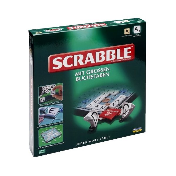 Piatnik - 55031 - Jeu de Plateau - Scrabble avec de Grosses Lettres - Version Allemande