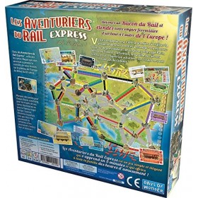 Days of Wonder | Les Aventuriers du Rail : Express | Jeu de société | À partir de 8 ans | 2 à 4 joueurs | 15 à 30 minutes
