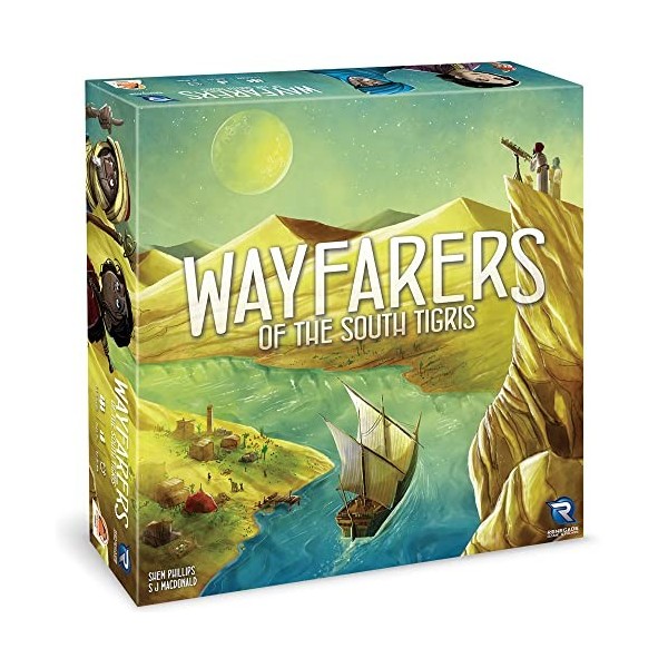 RENEGADE GAMES Wayfarers of The South Tigris - Jeu de société de stratégie de placement de dés, à partir de 14 ans, 1 à 4 jou