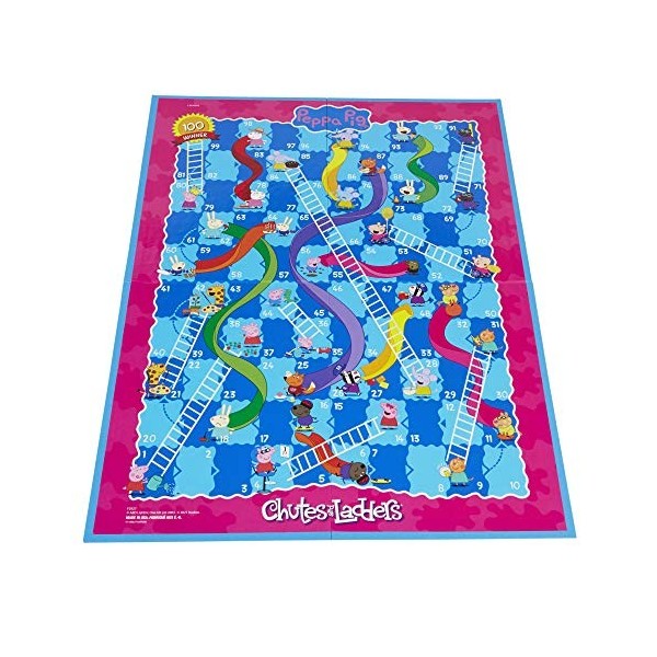 Hasbro Gaming Chutes and Ladders: Peppa Pig Edition Board Game for Kids Ages 3 and Up, for 2-4 Players