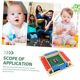 MAGICLULU 5 Ensembles Jeu De Plateau Jouet De Jeu à Boire Jouet dapprentissage des Mathématiques Jeu Familial sur Table Jeu 