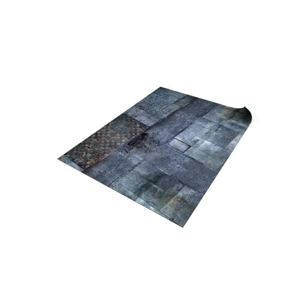 Tapis en Caoutchouc pour Jeux de Bataille – Warhammer 40 K – Aftermatch Plaza 112 x 152 cm