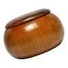 Cabilock 3 Pcs Jujube Bois Go Jar Go Game Can Professionnel Go Bowl Go Bowls Conteneur avec Couvercle Bambou Go Game Bowl Pot