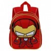 Marvel Iron Man Bobblehead-Sac à dos Pocket, Rouge