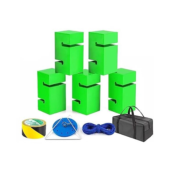 Jeux De Travail Déquipe pour Le Travail, Activités Intérieures Et Extérieures, Jeux Dempilage De Blocs Coopératifs Multi-Jo