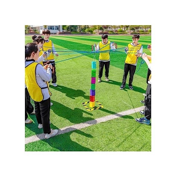 Jeux De Jour sur Le Terrain, Activités dentreprise/Décole/De Groupe à Domicile, Jeux Dempilage De Blocs De Travail Déquip