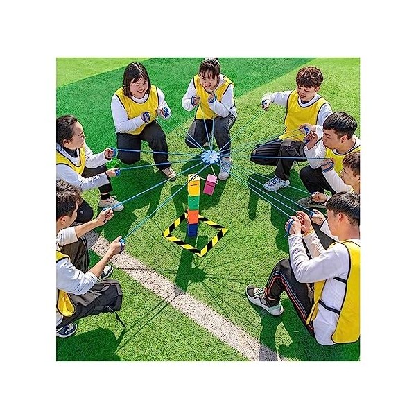 Jeux De Travail Déquipe pour La Journée Sportive Scolaire/Journée sur Le Terrain/Fête danniversaire, Jeux Dempilage De Blo
