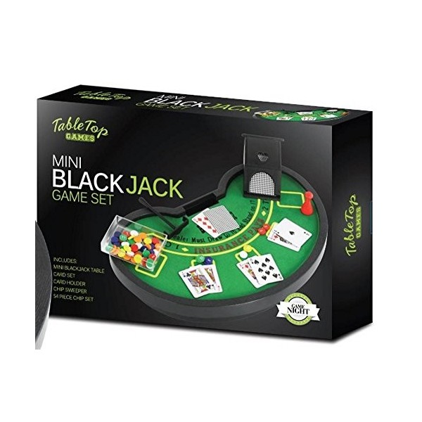 Mini Black Jack Table Game Set - Table Top Games