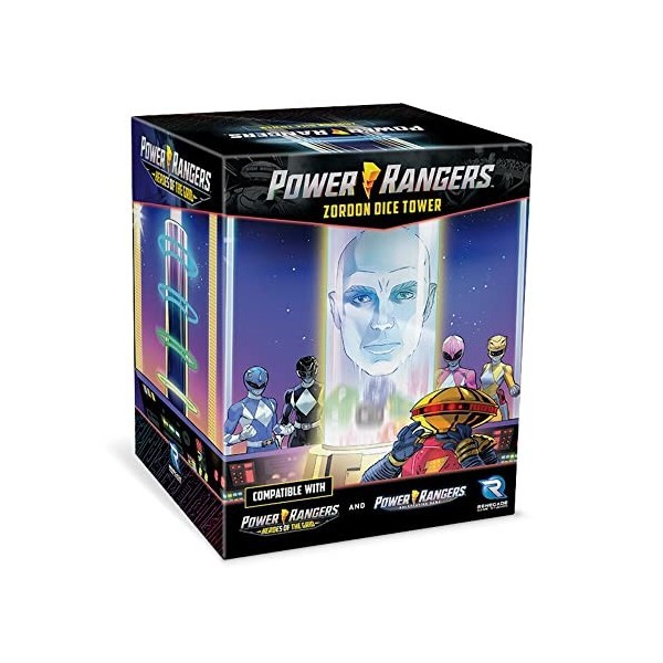 Renegade Games Studios Tour de dés Power Rangers Zordon et écran GM - Compatible avec les jeux de rôle Power Rangers et Pow