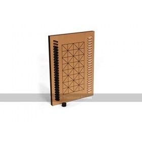 Wooden Fanorona Game by Pico Pao