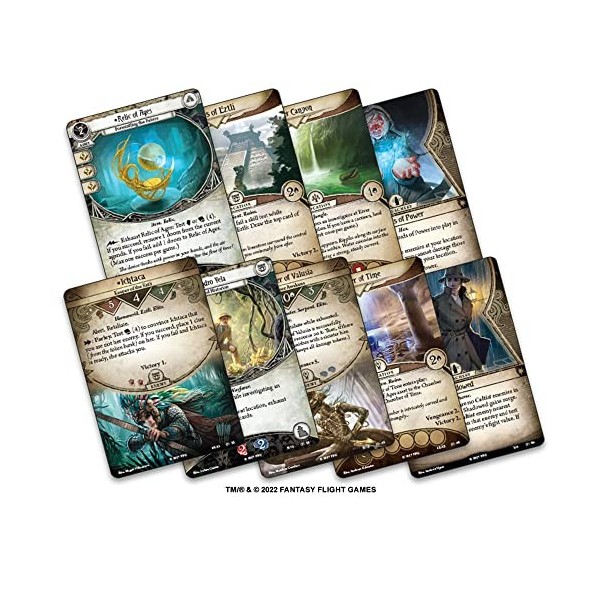 Fantasy Flight Games-AHC73 Arkham Horror Jeu de Cartes, FFGAHC73, Multicolore, Campaign Expansion-5. The Forgotten Age Campai