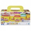 Play-Doh – 20 Pots de Pate A Modeler - Super Couleurs - 84 g chacun & Pte à Paillettes