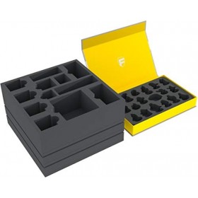 Feldherr Set Mousse Compatible avec la boîte de Jeu de société Gloomhaven + Magnetic Box Compatible avec Figurines