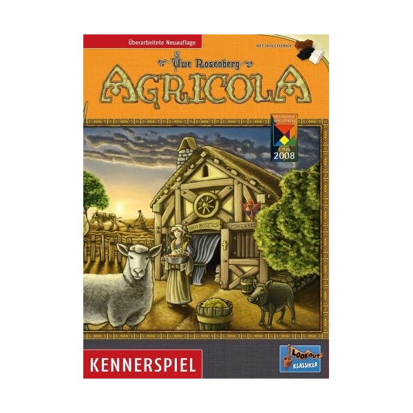 Lookout Games 22160028 - Agricola, Le Jeu pour Les Experts de Uwe Rosenberg français Non Garanti 