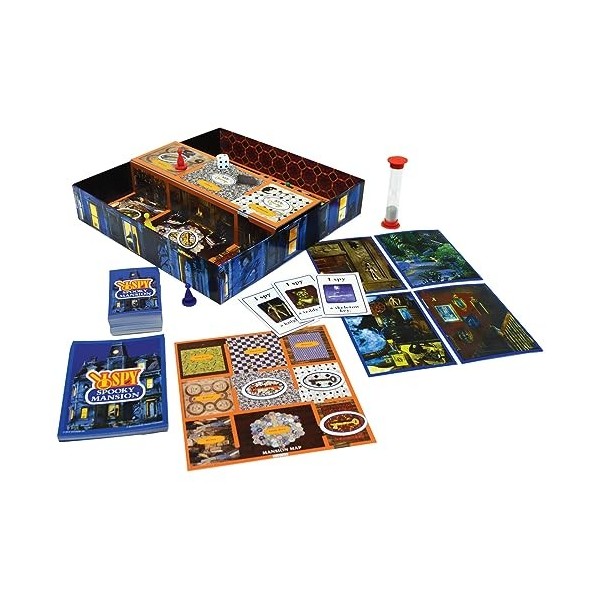 Spooky Mansion I Spy Board Game by University Games