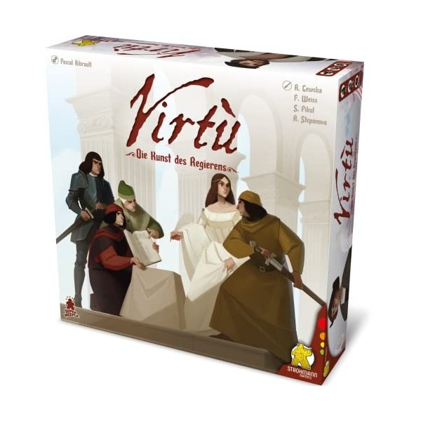 Asmodee- Virtù – lart de gouverner Jeux de connaisseurs, STR22001