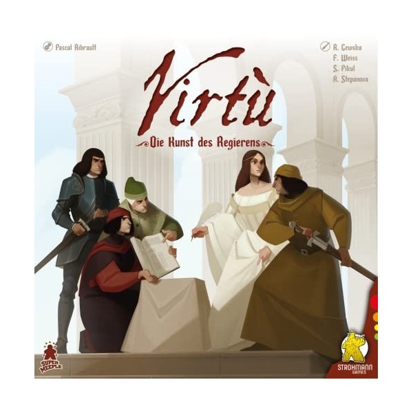 Asmodee- Virtù – lart de gouverner Jeux de connaisseurs, STR22001