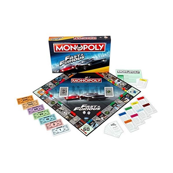 Winning Moves Fast & Furious Monopoly Jeu de société