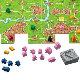 Giochi Uniti - Carcassonne Big Box 2022, Carcassonne, Jeu de société, 2-6 Joueurs, 7+ Ans, édition Italienne, GU729 [Nouvelle