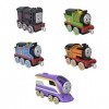 Thomas et ses Amis Coffret 5 Locomotives Métalliques À Pousser À L’effigie De Thomas, Percy, Diesel, Nia Et Kana, Jouet Enfan