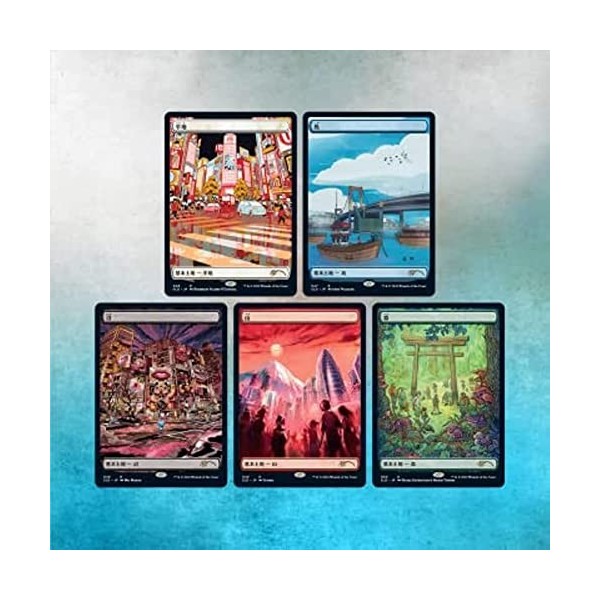 Magic The Gathering Secret Lair : The Tokyo Lands Foil 