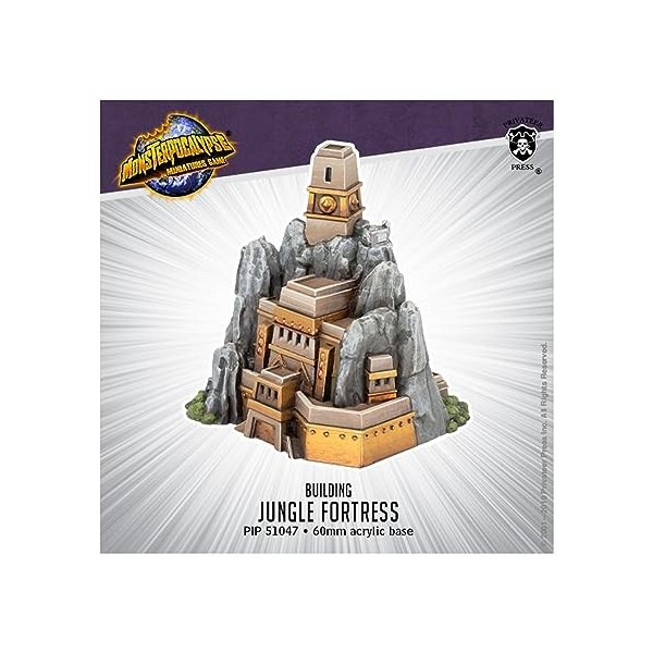Monsterpocalypse: Empire of The Apes Jungle Fortress Resin 