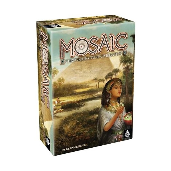 Asmodee Sylex Mosaic : Chroniques dune Civilisation - Jeux de Société - Jeux de Développement - Jeux daction à Partir de 14