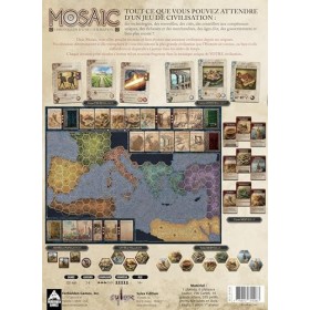 Asmodee Sylex Mosaic : Chroniques dune Civilisation - Jeux de Société - Jeux de Développement - Jeux daction à Partir de 14