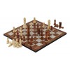 HBS GAMES Design marbre blanc - Jeu déchecs classique en bois - 37 cm - Jeu déchecs et de dames - Jeu de cartes - Jeu famil