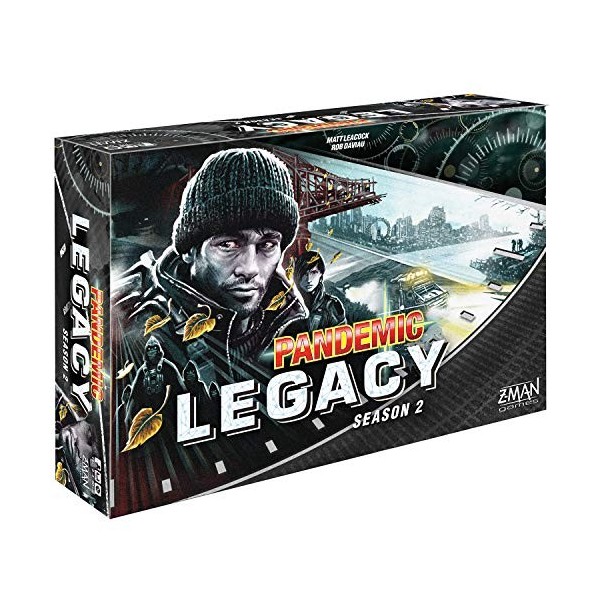 Z-Man Games, Pandemic Legacy Season 2 Black Edition, Board Game, Ages 13+, for 2 to 4 Players, 60 Minutes Playing Time