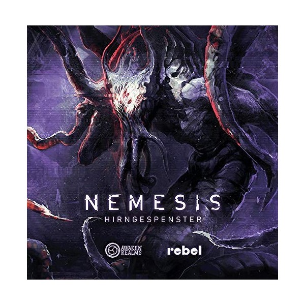 Awaken Realms | Nemesis – Fantôme cérébral | Extension | Jeu dexperts | Dungeon Crawler | 1 à 5 Joueurs | À partir de 14 Ans