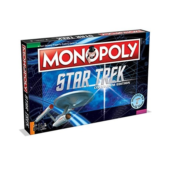 Monopoly Star Trek Continuum Edition Family Board Game Version Anglaise 