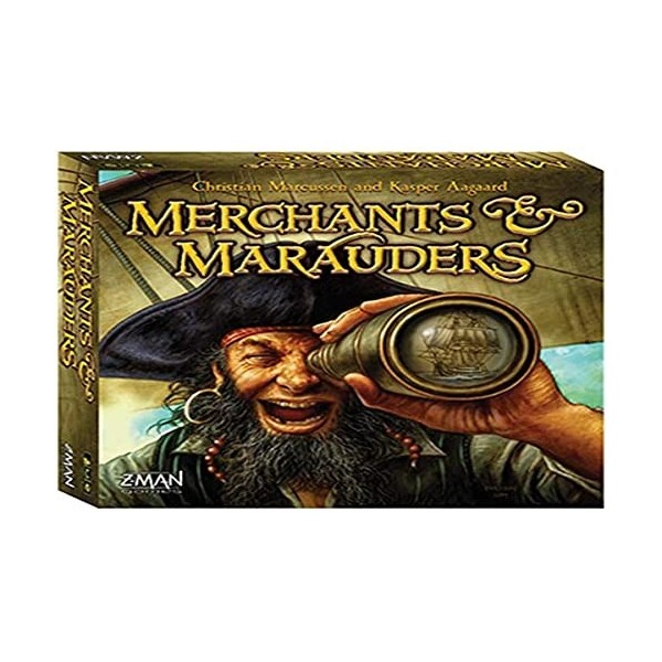 Z-Man Games ZMG7062 Merchants and Marauders Board Game,Gold