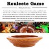 Jeu de roulette de concours, jeu de roulette en bois en panneaux de fibres, jeu de société de roulette de 12 pouces, roulette