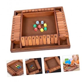 ibasenice 2 Ensembles Jeu De Numéros De Flop Échiquier De Voyage Échiquier en Bois Jouet De Voyage Jouet dapprentissage des 