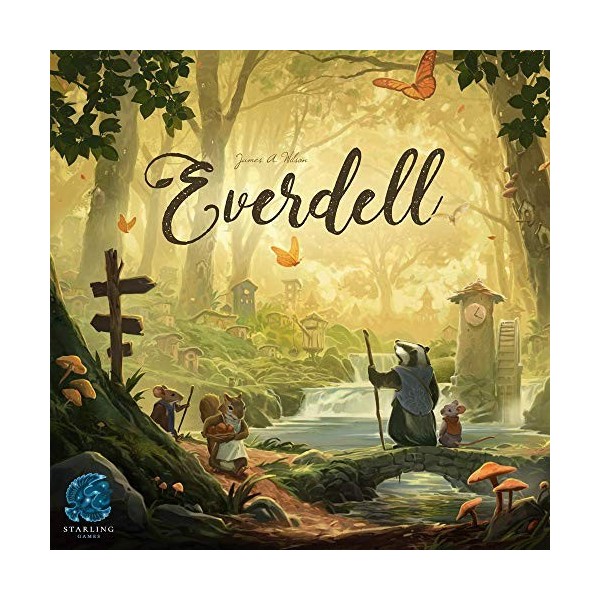 Starling Games , Everdell 2nd Edition , Ages 10+ , 1-4 Players , 40-80 Minute Playing Time