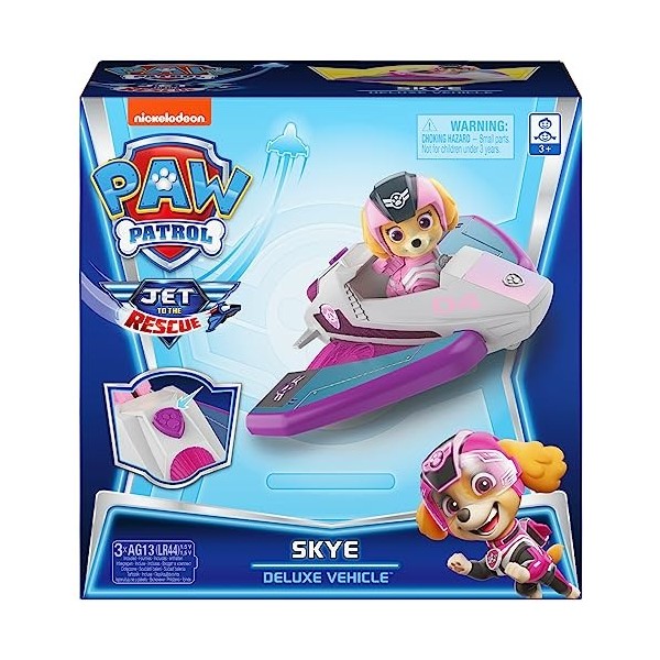 Paw Patrol, Jet to The Rescue Skye Deluxe Transforming Vehicle with Lights and Sounds