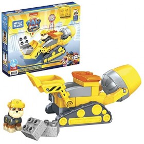 Mega Bloks La PatPatrouille : Le film, Engin de Construction de Ruben, 16 blocs de construction et 1 figurine, jouet pour bé