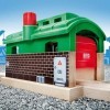 BRIO World - 33574 - Tunnel Garage - Accessoire pour circuit de train en bois - Action de jeu sans pile - Jouet pour garçons 