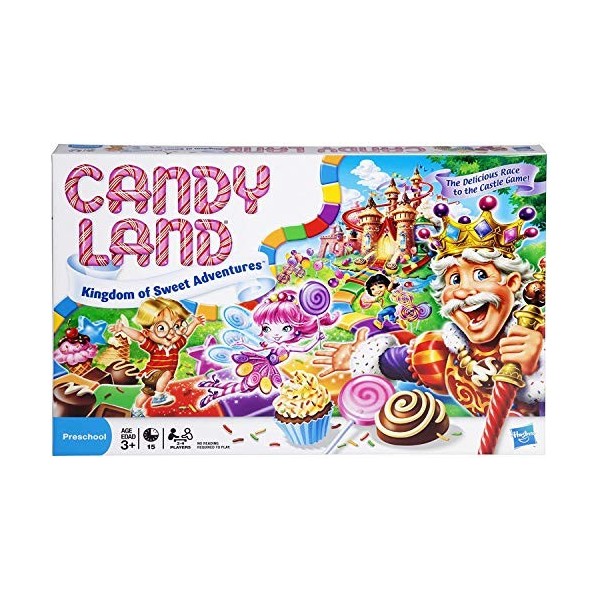 Candy Land Kingdom of Sweet Adventures Jeu de société pour enfants à partir de 3 ans avec stylo à bille
