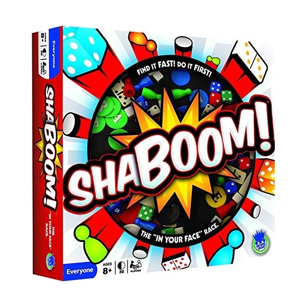 University Games 117 Shaboom Board Game, Multi