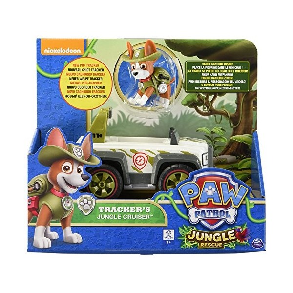 Nickelodeon Paw Patrol Véhicule Figurine Jungle Rescue Paw
