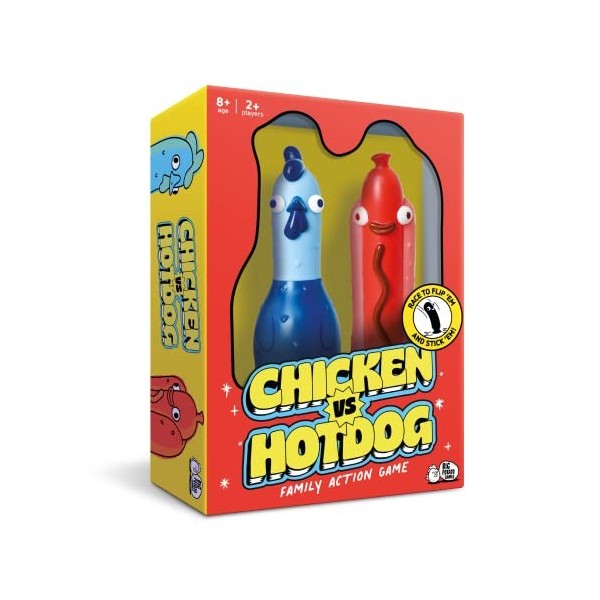 Chicken vs Hotdog : Le Jeu de fête Ultime pour Les Enfants, Les Adolescents, Les Adultes et Les familles Amusantes [Version A
