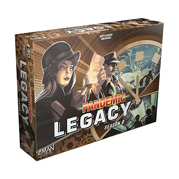 Z-Man Games , Pandemic Legacy Season 0 , Board Game , Ages 14+ , for 2 to 4 Players , 60 Minutes Playing Time