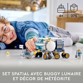 LEGO 60348 City Le Véhicule D’Exploration Lunaire, Jouet sur lespace Inspiré de la NASA pour Les Enfants de 6 Ans et Plus, a