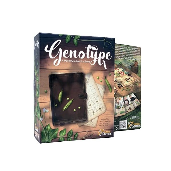 Genotype: Un jeu de génétique mendélienne – Un jeu scientifique primé Mensa sur la génétique, les carrés de Punnett et les pl