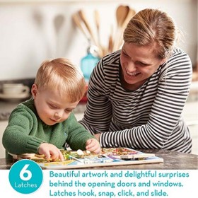 Melissa & Doug Latches Board Frustration-Free Packaging Skill Builders Toy