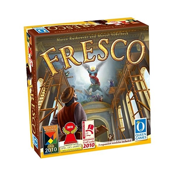 Asmodee - QGFR01 - Jeu de stratégie - Fresco + Extensions 1, 2 et 3