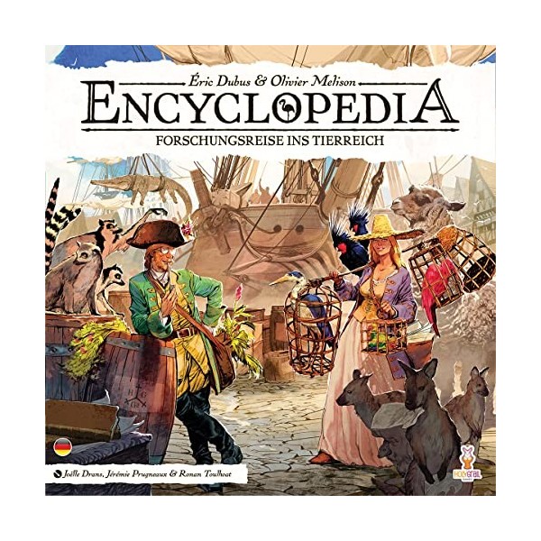 Holy Grail Games- Encyclopedia: Voyage de Recherche dans Le règne Animal Jeu, HGGD0007, Multicolore